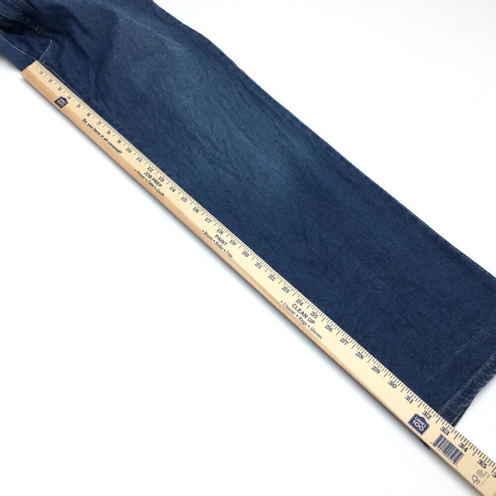 Vintage Todd Oldham TO2 Women's Jeans Wide Leg Embroidered Hippie size 28x33 - Picture 8 of 10